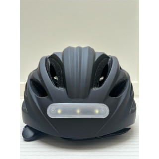 Casque vélo/skate feu avant et arrière Noir