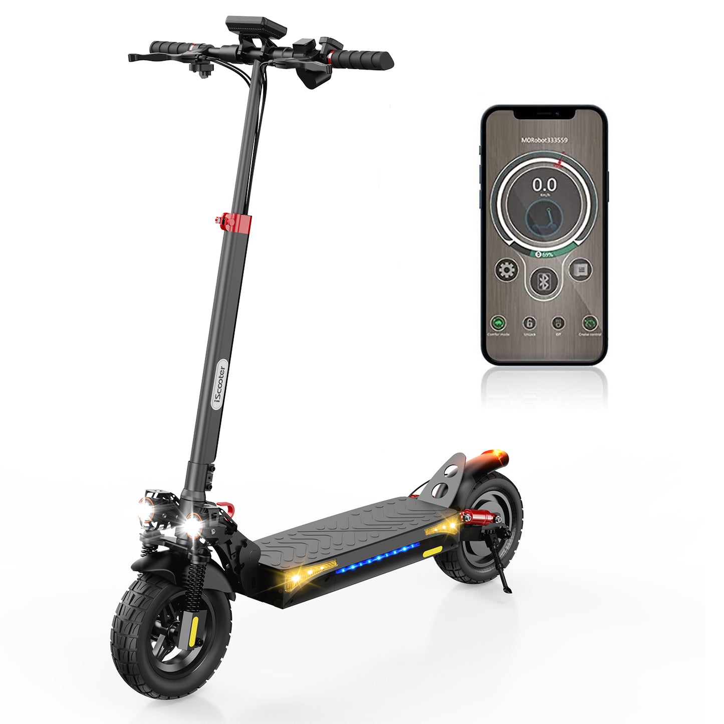 ISCOOTER iX4 - Trottinette électrique 800W 48V 15AH