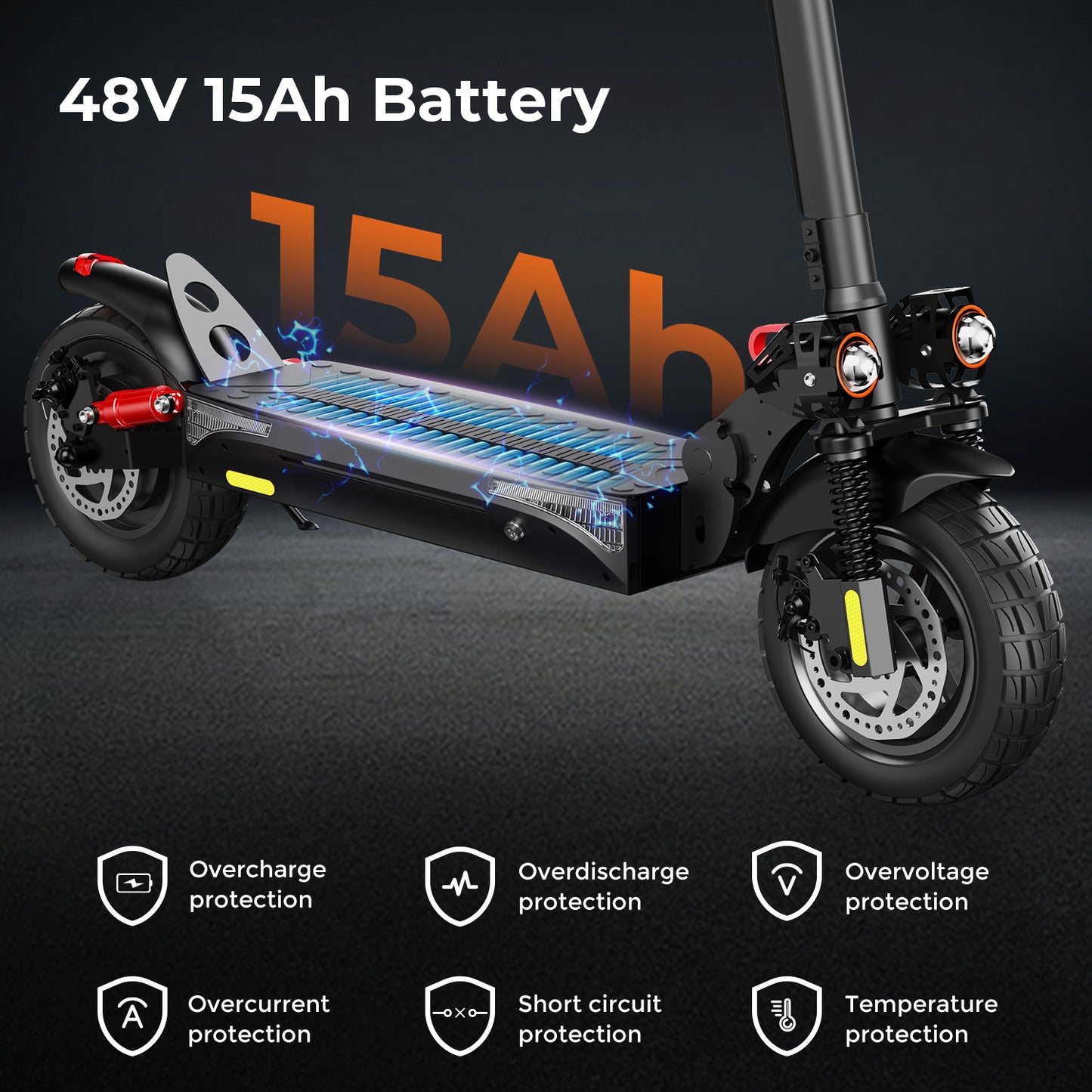 ISCOOTER iX4 - Trottinette électrique 800W 48V 15AH