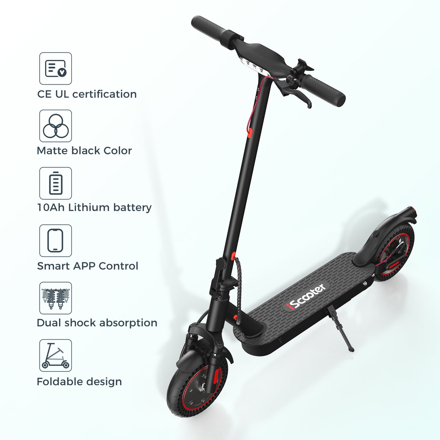 ISCOOTER i9Max - Trottinette électrique 500W 36V 10.5AH