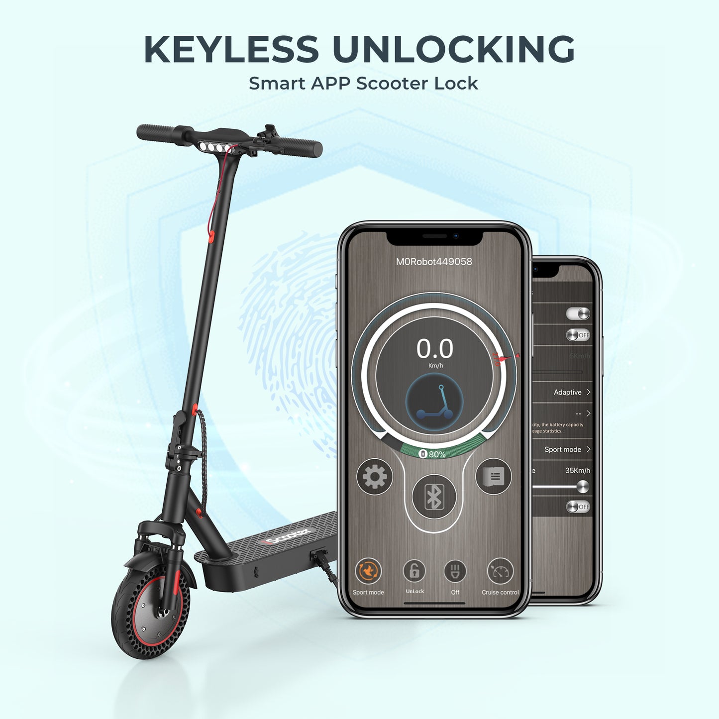 ISCOOTER i9Max - Trottinette électrique 500W 36V 10.5AH