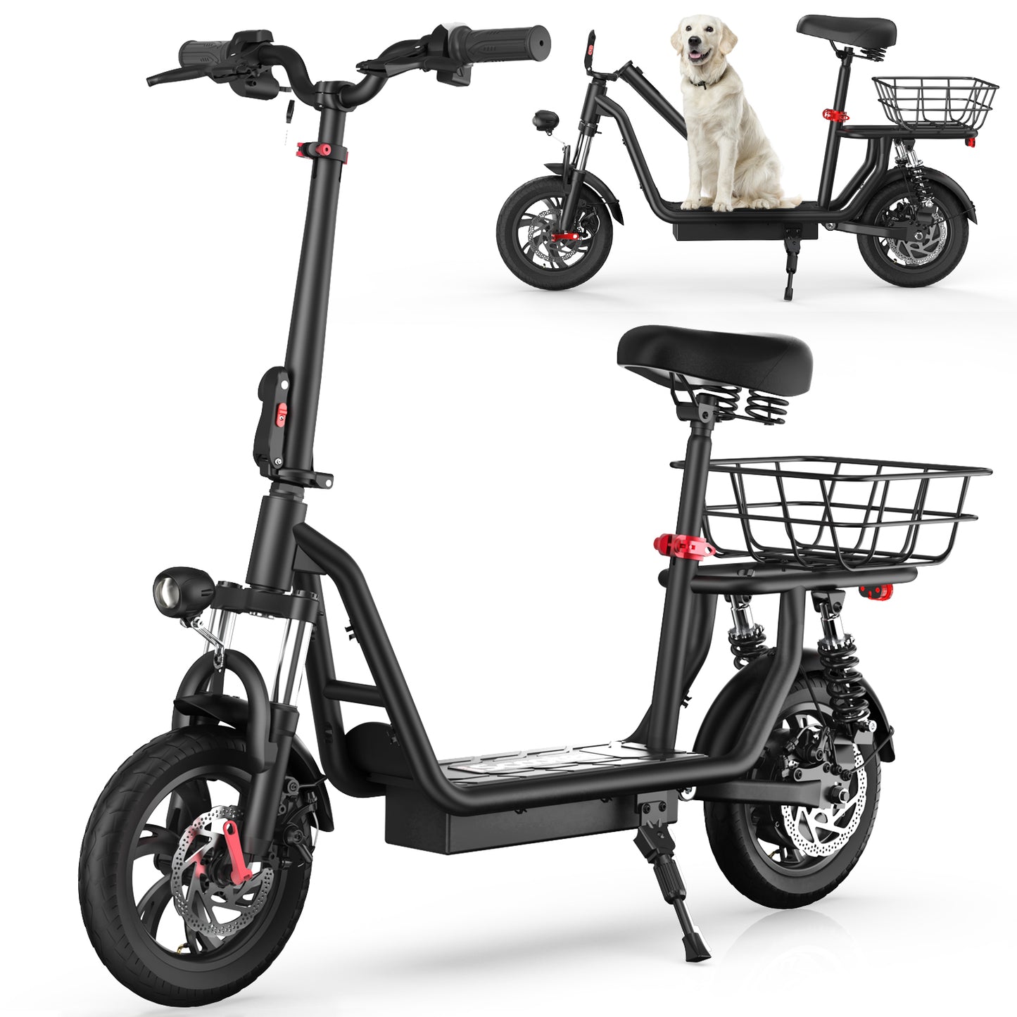 ISCOOTER i12 - Trottinette électrique 500W 36V 7.5AH