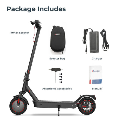 ISCOOTER i9Max - Trottinette électrique 500W 36V 10.5AH