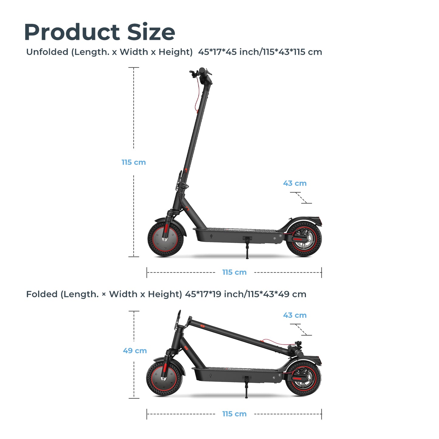 ISCOOTER i9Max - Trottinette électrique 500W 36V 10.5AH