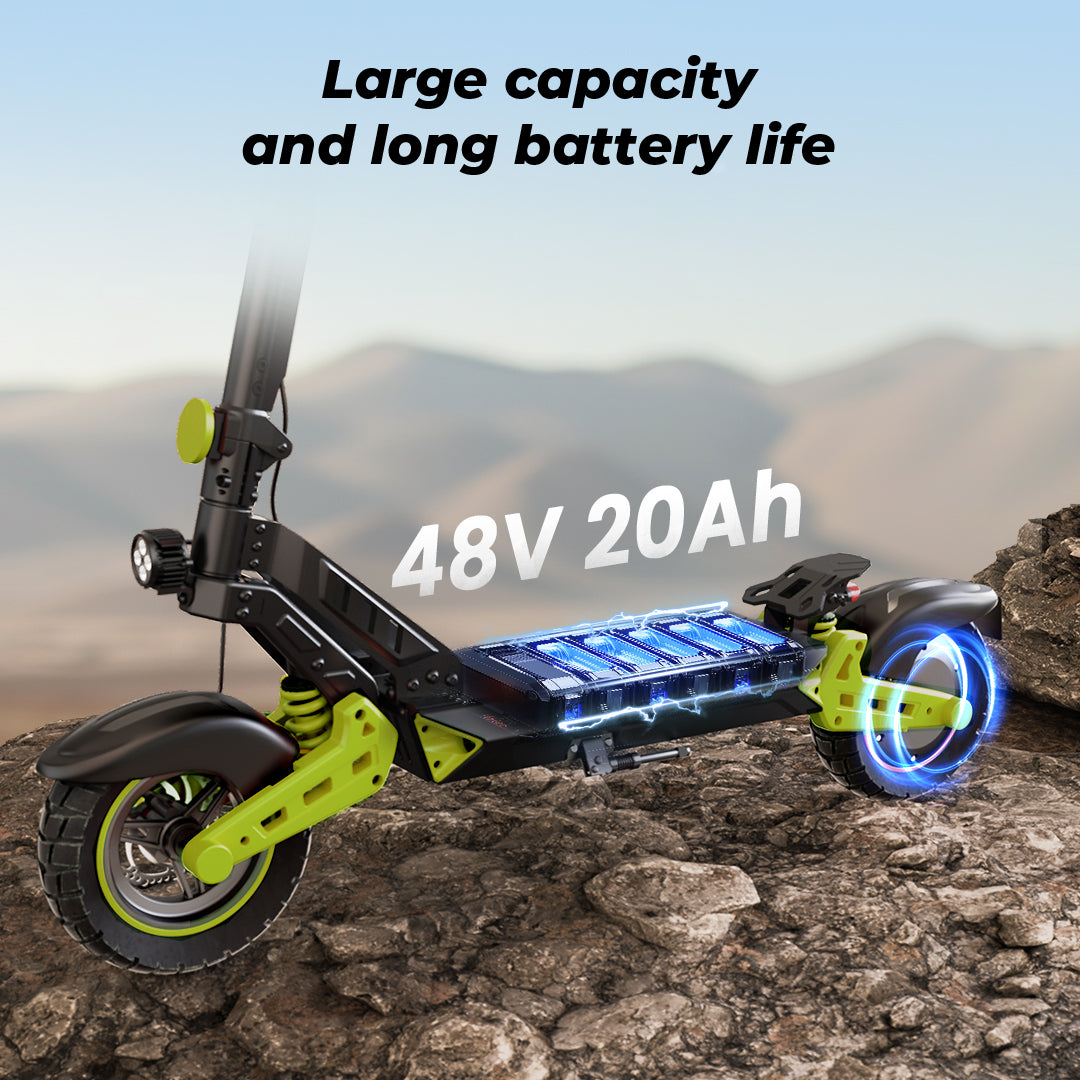 ISINWHEEL D2 PLUS - Trottinette électrique 1000W 48V 20AH