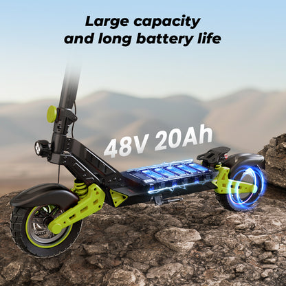 ISINWHEEL D2 PLUS - Trottinette électrique 1000W 48V 20AH