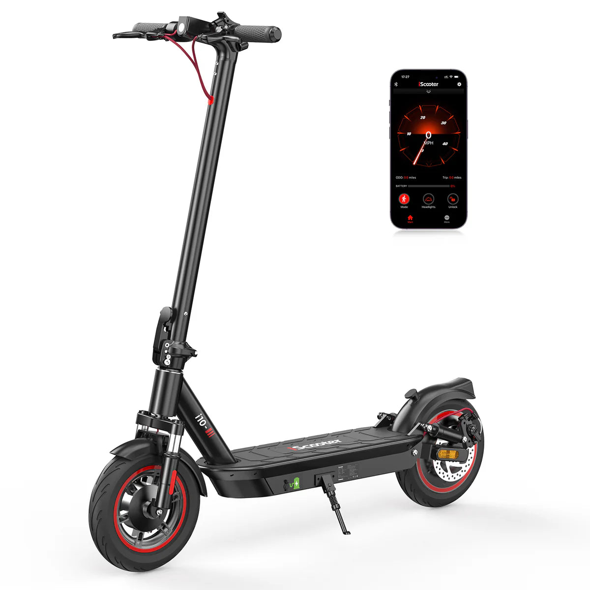 ISCOOTER i10 - Trottinette électrique 650W 48V 15AH