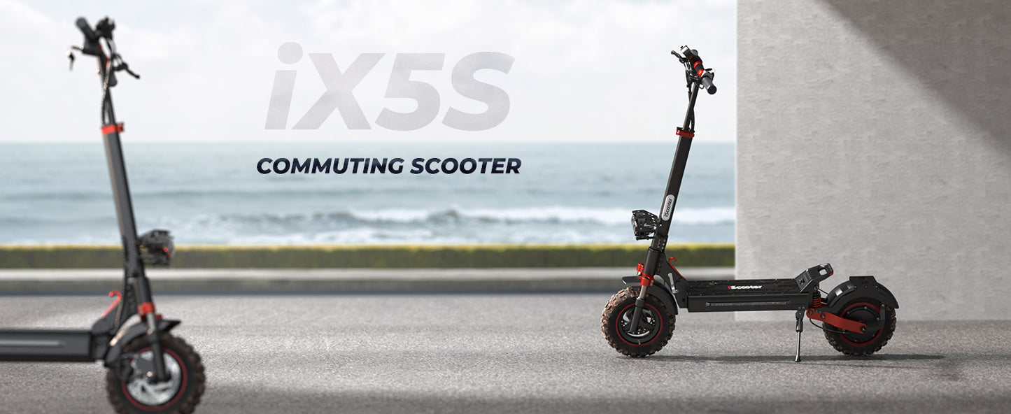 ISCOOTER iX5S - Trottinette électrique 1000W 48V 15AH