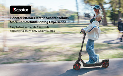 ISCOOTER i9Max - Trottinette électrique 500W 36V 10.5AH