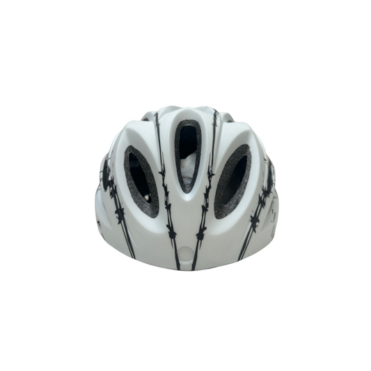 Casque vélo/skate Blanc marbre