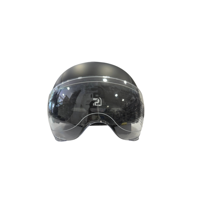 Casque Pemila vélo/trottinette avec visière et protection d'oreille