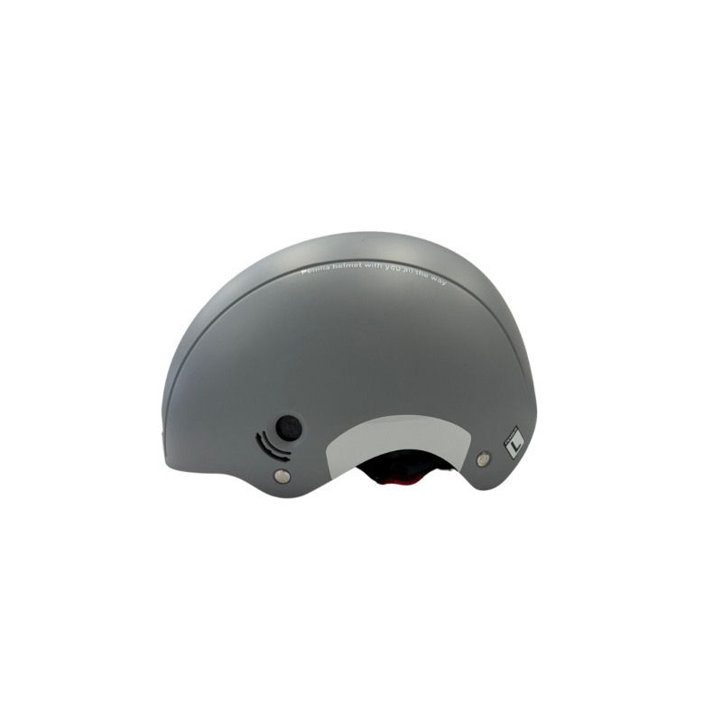 Casque Pemila vélo/trottinette avec visière et protection d'oreille