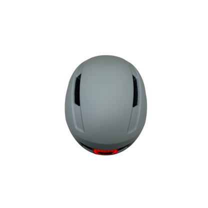 Casque vélo/skate feu arrière Gris