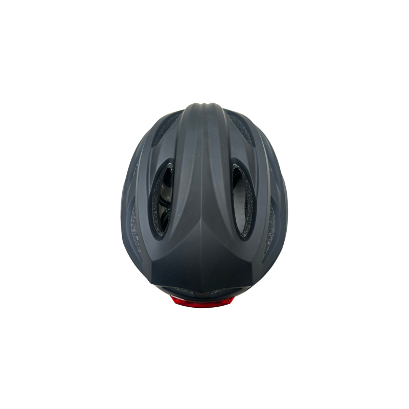Casque vélo/skate feu avant et arrière Noir