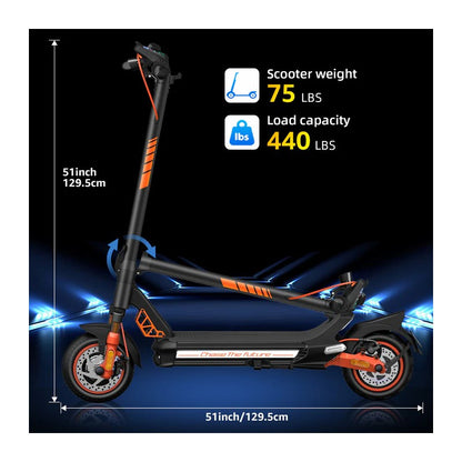 CUNFON RZ1000 - Trottinette électrique 1200W*2 48V 24AH