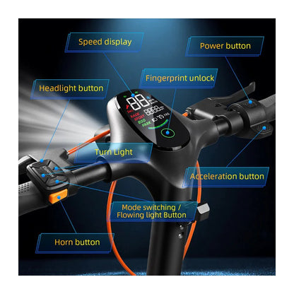 CUNFON RZ1000 - Trottinette électrique 1200W*2 48V 24AH