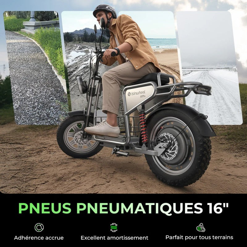 ISINWHEEL H7PRO - Trottinette électrique 1200W 48V 18.2AH