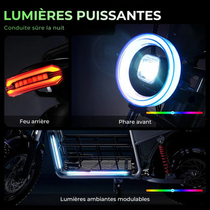 ISINWHEEL H7PRO - Trottinette électrique 1200W 48V 18.2AH