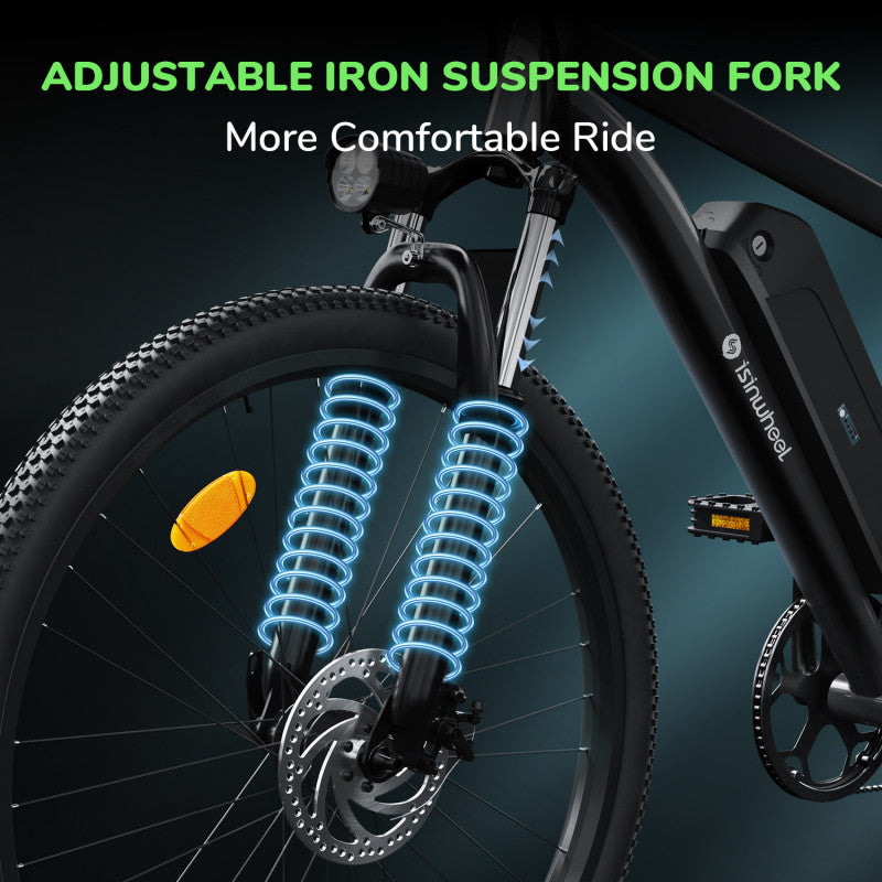 ISINWHEEL M10 - Vélo à assistance électrique 250W 36V 10.4AH